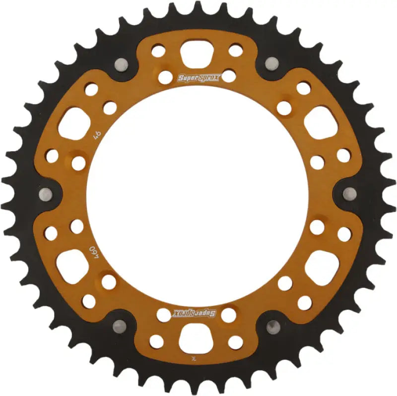 Rear Stealth Sprocket Alu/Stl 46t 520 Gld Kaw 