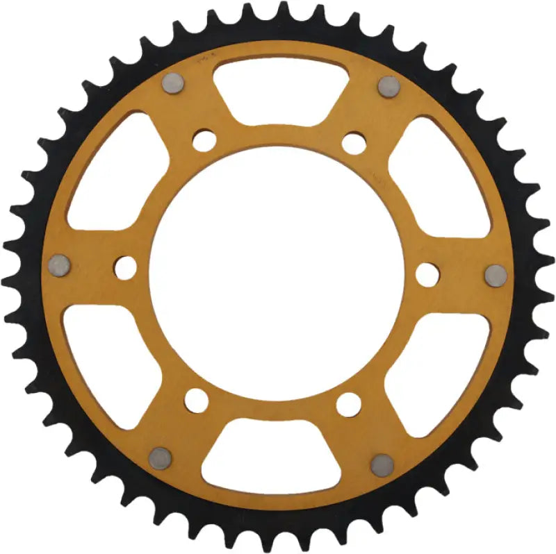 SUPERSPROX Rear Stealth Sprocket Alu/Stl 46t 530 Gld Yam for Powersports