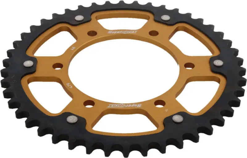 Rear Stealth Sprocket Alu/Stl 46t 530 Gld Yam 