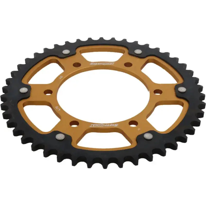 Rear Stealth Sprocket Alu/Stl 46t 530 Gld Yam 