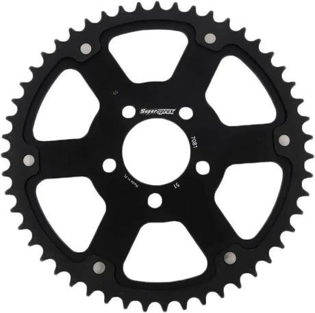 Rear Stealth Sprocket Alu/Stl 48t 530 Blk Hd - Powersports