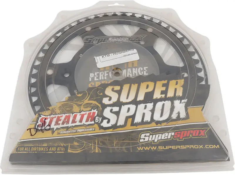 Rear Stealth Sprocket Alu/Stl 49t 520 Blk Husq/Ktm