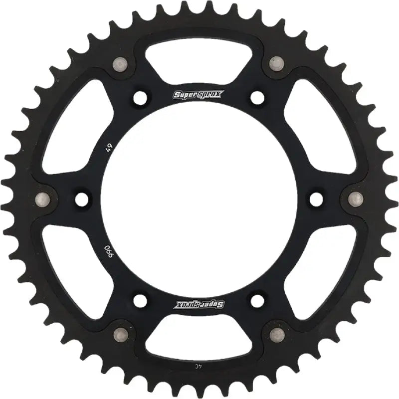 Rear Stealth Sprocket Alu/Stl 49t 520 Blk Husq/Ktm
