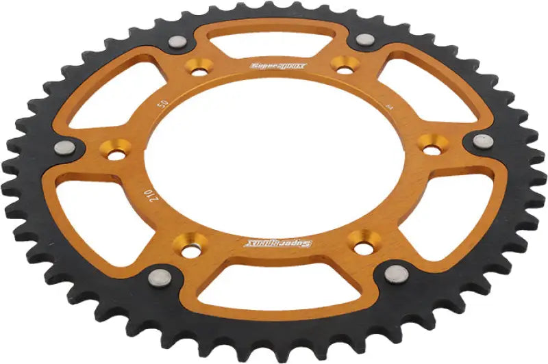 Rear Stealth Sprocket Alu/Stl 50t 520 Gld Hon 
