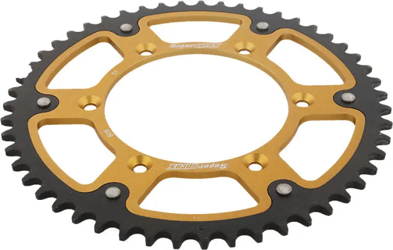 Rear Stealth Sprocket Alu/Stl 51t 520 Gld Suz 