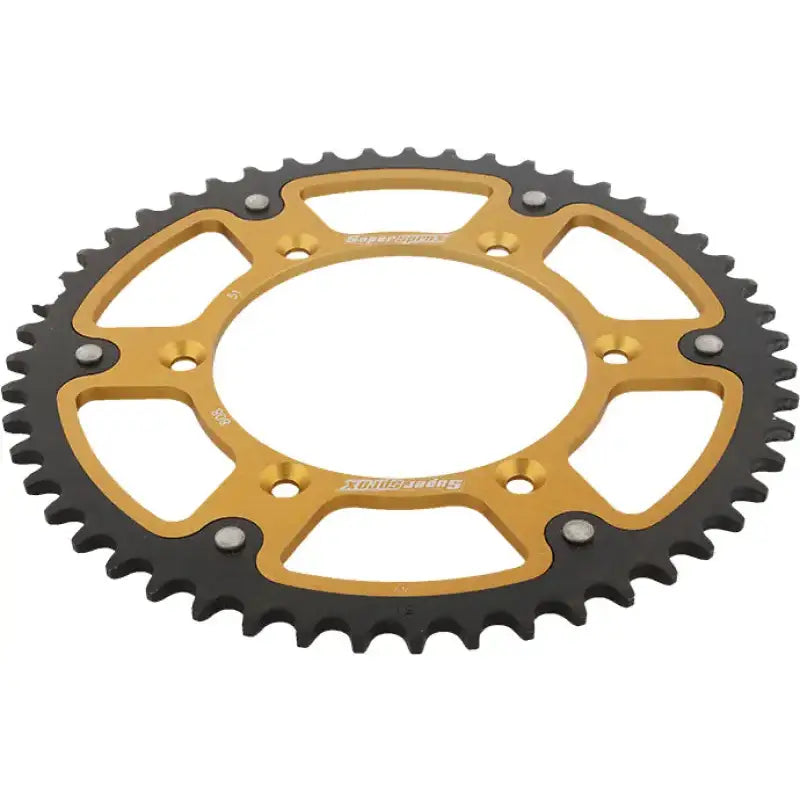 Rear Stealth Sprocket Alu/Stl 51t 520 Gld Suz 