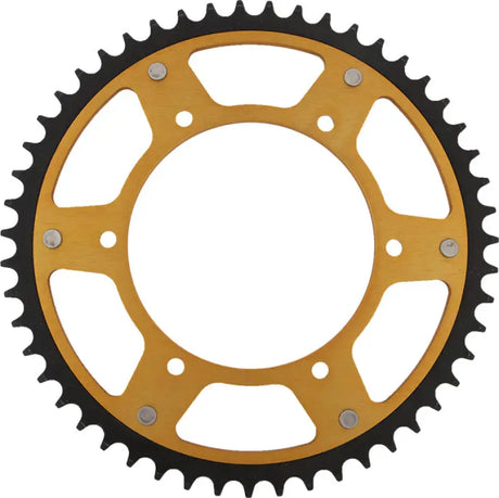 SUPERSPROX Rear Stealth Sprocket Alu/Stl 51t 520 Gld Yam for Powersports