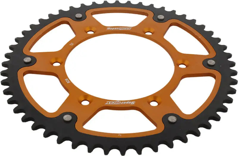 Rear Stealth Sprocket Alu/Stl 52t 520 Gld Kaw/Suz 