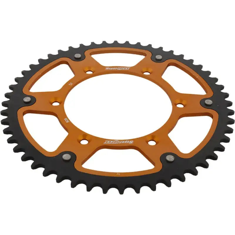 Rear Stealth Sprocket Alu/Stl 52t 520 Gld Kaw/Suz 