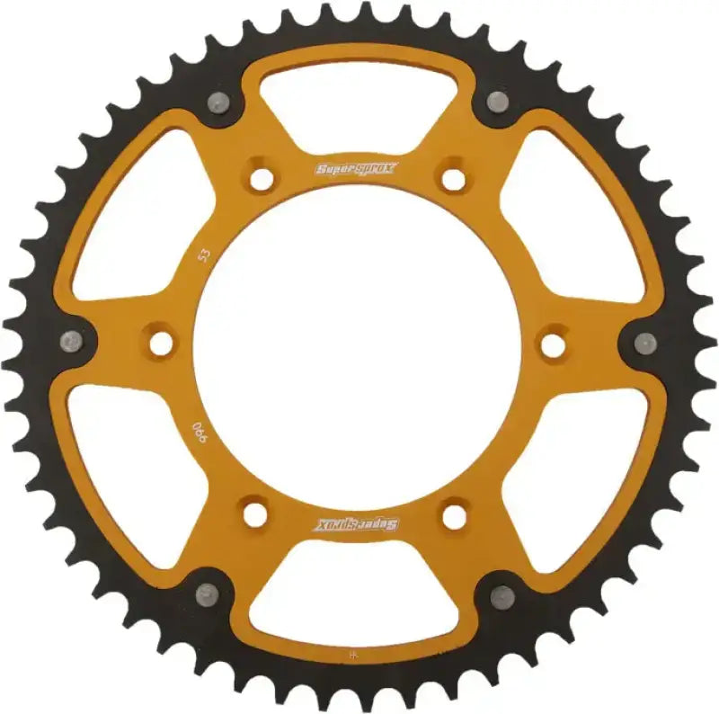 Rear Stealth Sprocket Alu/Stl 53t 520 Gld Hus/Husq/Ktm - RV and Auto Parts