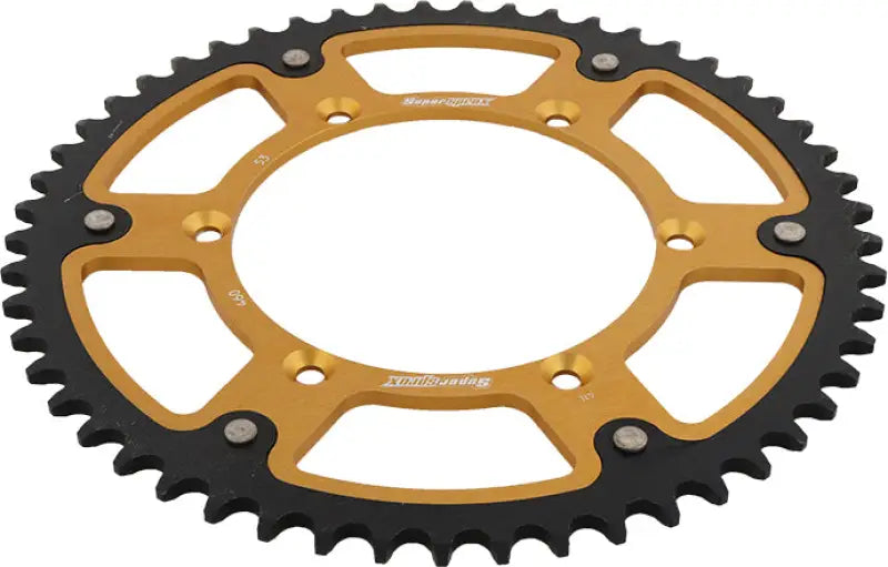 Rear Stealth Sprocket Alu/Stl 53t 520 Gld Kaw/Suz 