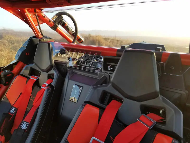 SPIKE Rear Windshield W/Vent Can for Powersports