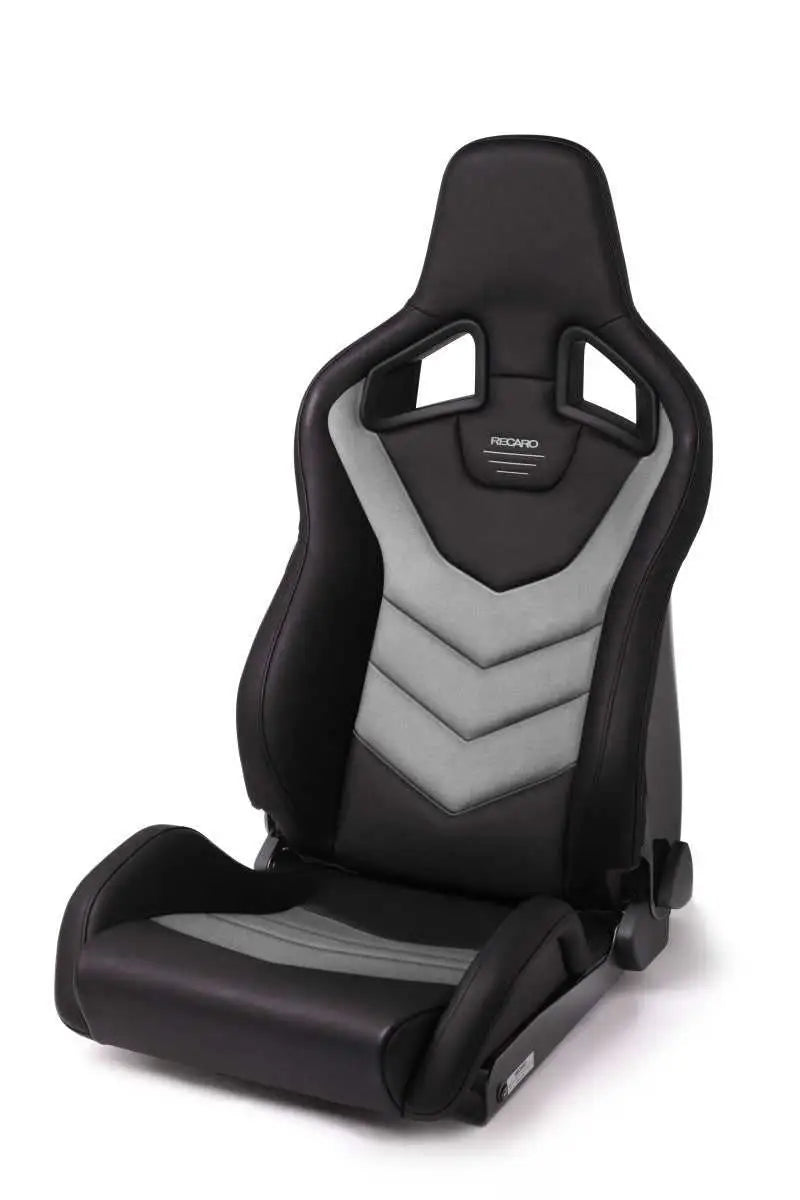 Recaro Recaro Sportster GT Passenger Seat - Black Vinyl/Cloud Grey Suede