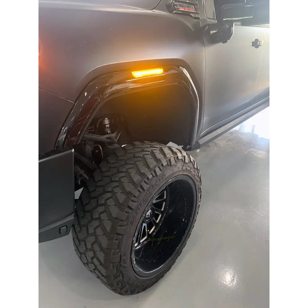 Recon Access Custom Looking Style Side Marker Light 264230BK - Smoke Gmc Fender 20-22