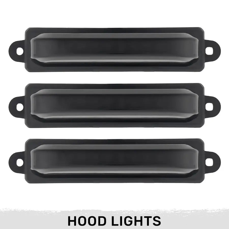 Recon Access SAE Approved Side Marker Light 264339BK - Ford 21-24 Raptor 7-Piece Fender