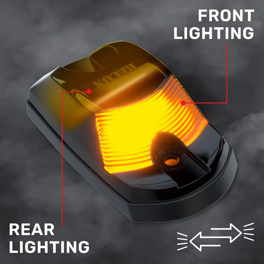 Recon Access SAE And DOT-Compliant Roof Marker Light 264342Bkhpamx - Single