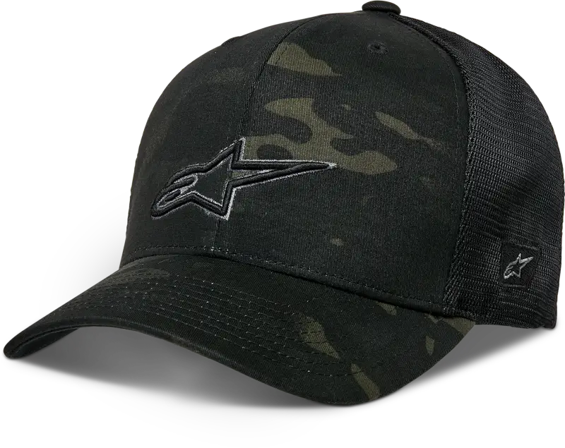 Recon Camo Trucker Hat Black Camo - ALPINESTARS