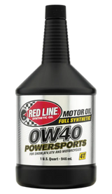 Red Line 0W40 Motor Oil Quart (For Four-Stroke Dirt Bikes/ATVs/Powersports Applications) - 42204