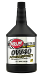 Red Line 0W40 Motor Oil Quart (For Four-Stroke Dirt Bikes/ATVs/Powersports Applications) - 42204