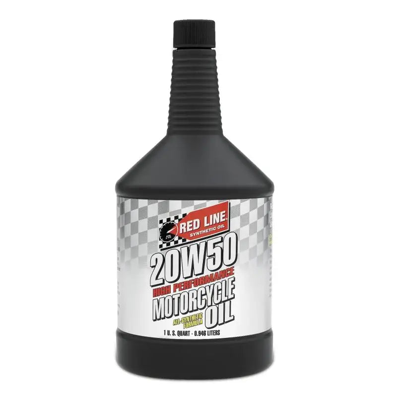 Red Line 42504 Red Line 20W50 Motorcycle Oil - Quart - 42504