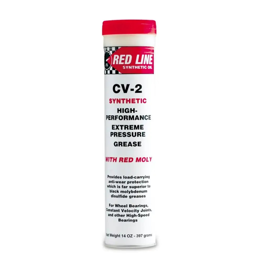 Red Line CV-2 Grease with Moly 14 Oz. Tube - Case of 6 - Truck & Automotive