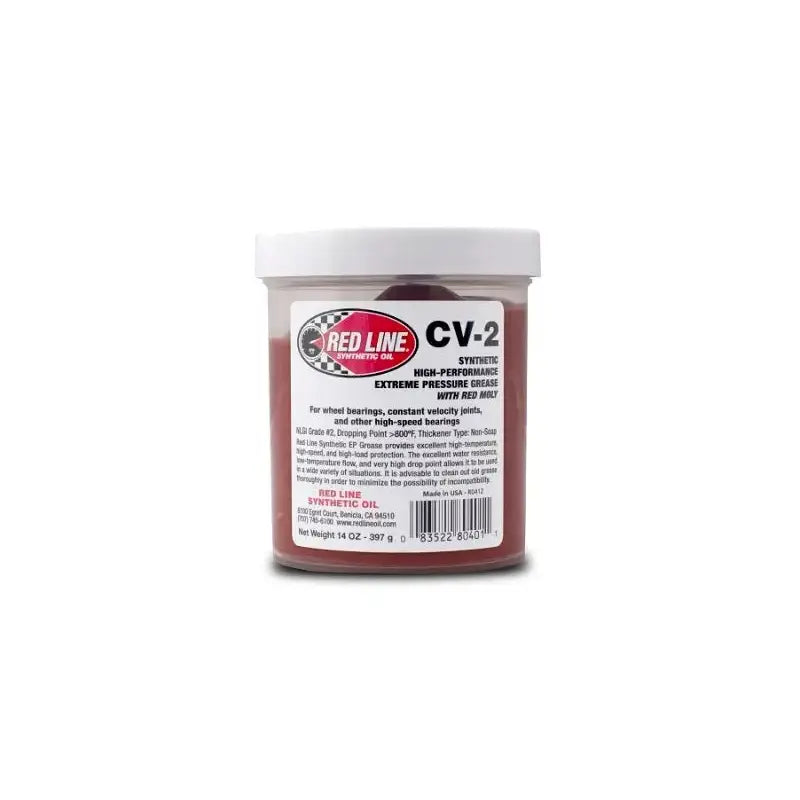 Red Line CV-2 Grease w/Moly - 14oz. Jar - 80401