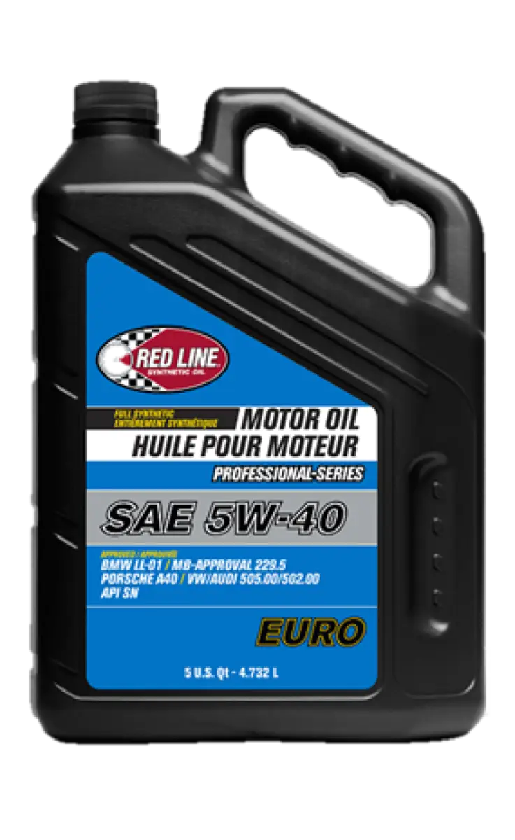 Red Line Pro-Series Euro 5W40 Motor Oil - 5 Quart - 12905