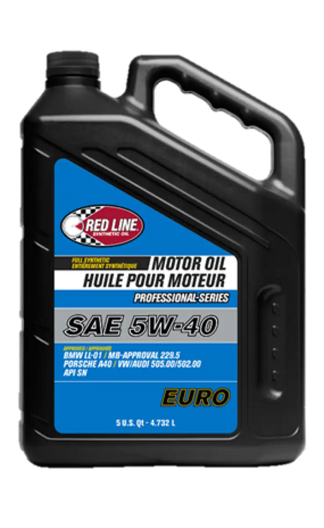 Red Line Pro-Series Euro 5W40 Motor Oil - 5 Quart - 12905