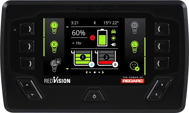 REDARC Remote Control Unit - 4.3In Display TVMS Packed - RV and Auto Parts