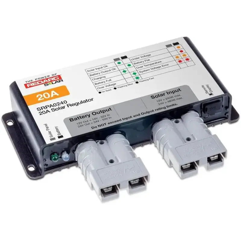 REDARC Solar Regulator w/Anderson Connect - 20A - RV and Auto Parts
