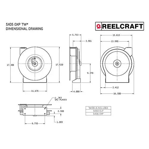 Reelcraft SA 5650OLP Hose Reel