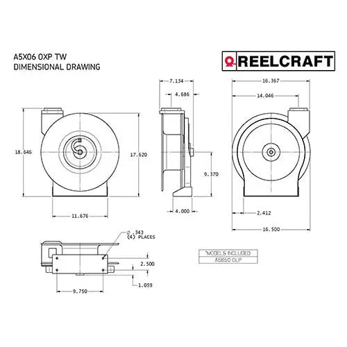 Reelcraft SA A5850OLP Hose Reel