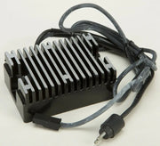 Black finned regulator with wires for OEM grade wiring harness in Regulator Black XL 92 93