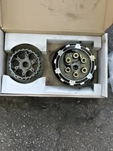 Two motorcycle clutch assemblies in a box for Rekluse Racing Radius Cx Clutch Yam