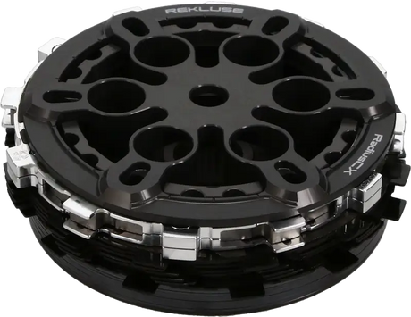 Black Rekluse Radius CX motorcycle clutch assembly for Rekluse Racing clutch Kaw power transfer