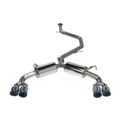 Remark 2019+ Toyota Corolla Hatchback Quad-Exit Cat-Back Exhaust Burnt Stainless Steel, premium auto performance part.