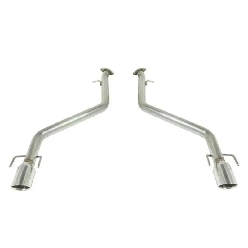 Dual stainless steel exhaust pipes with double wall tips for Lexus IS350 Remark 2021+