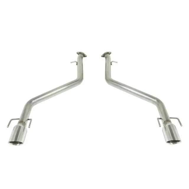 Dual stainless steel exhaust pipes with double wall tips for Lexus IS350 Remark 2021+