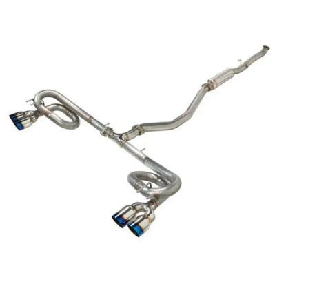 Remark 2022 + Honda Civic Hatchback Sport Touring FL1 (Link Loop) Catback Exhaust Burnt Stainless Tip - Truck &