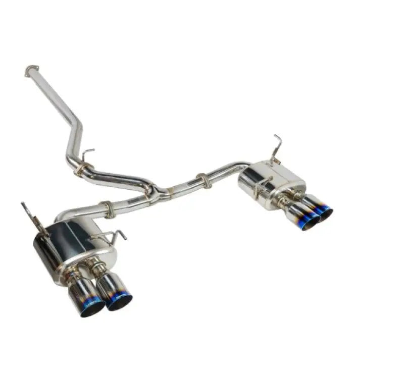 Remark 2022 + Subaru WRX Cat-Back Exhaust w/ Burnt Stainless Tip Cover - Truck & Automotive