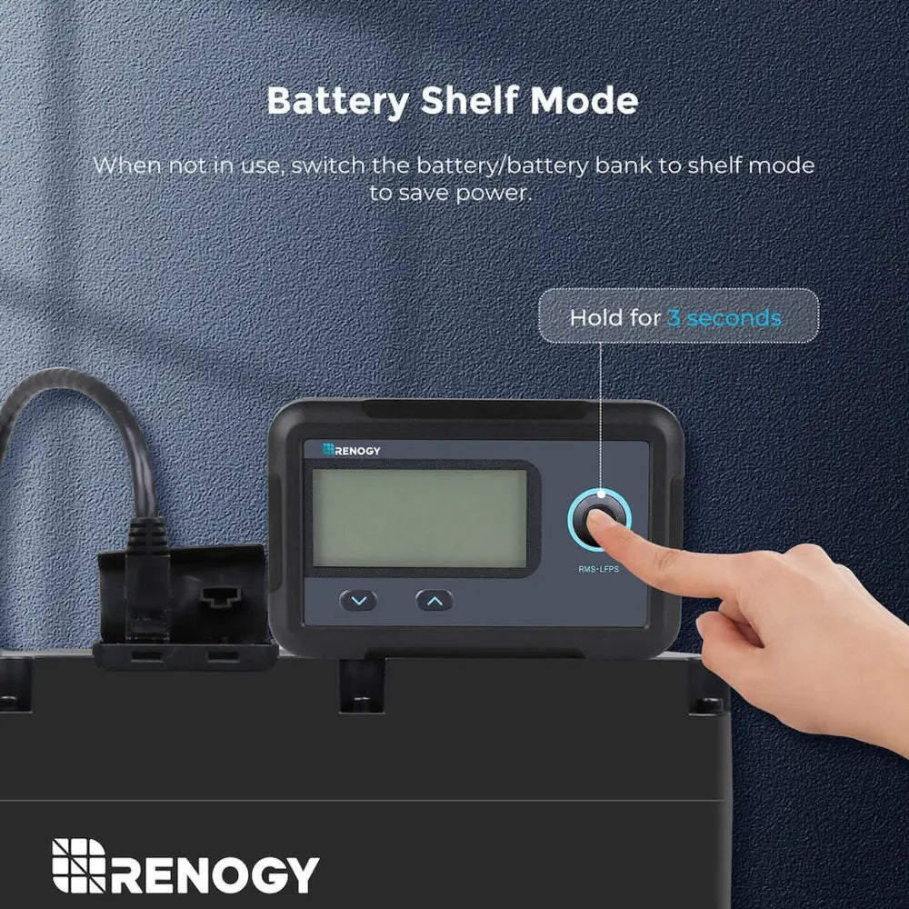 Renogy Quick And Easy Mounting Battery Monitor RMS-LFPS-G1-US - Smart Lithium