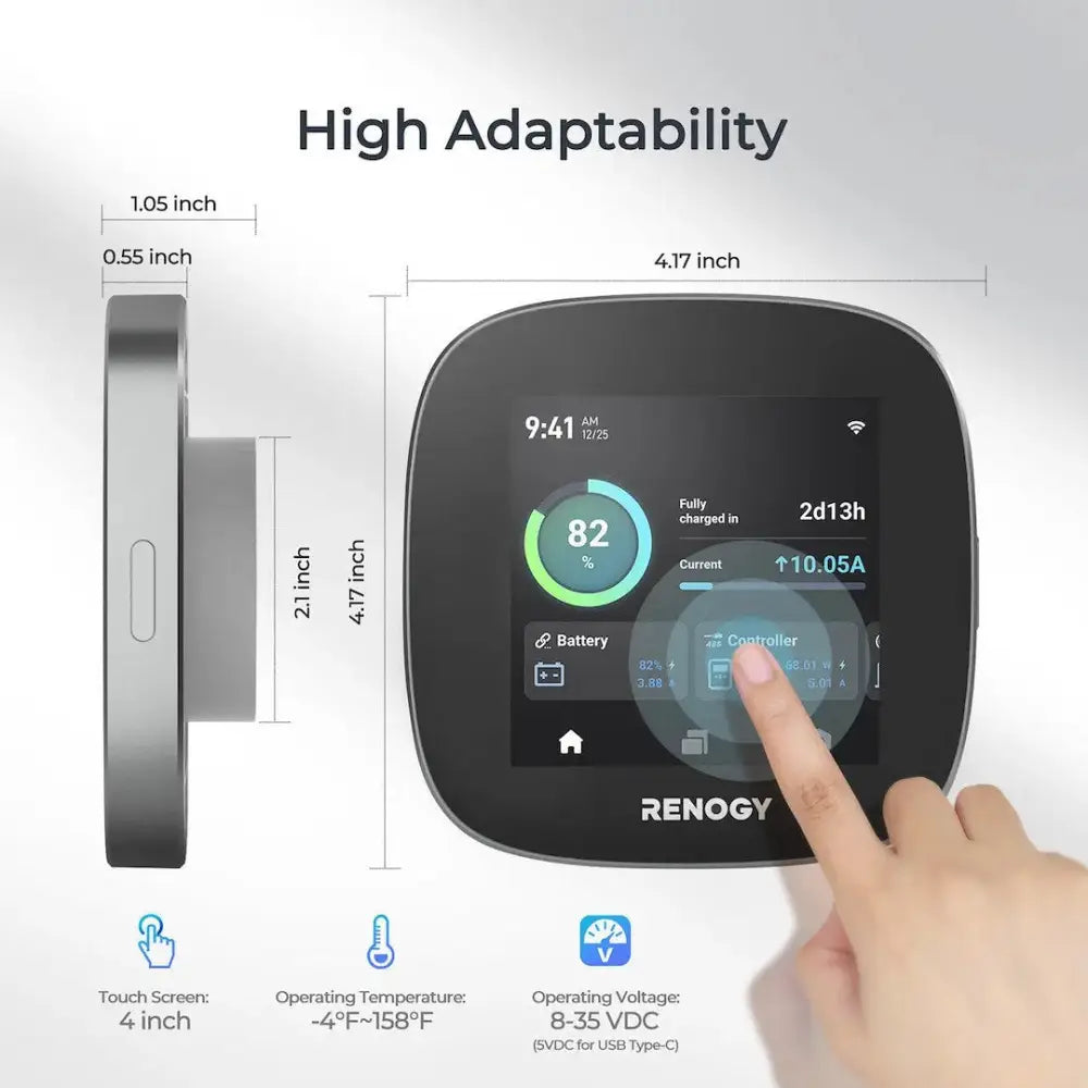 Renogy RSHGWSN-W02W-G3-US Cloud-Based Energy Monitoring Worldwide