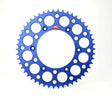 Renthal 02-23 Yamaha YZ 125/ 250/F/X/ YZ450F Rear Grooved Sprocket - Blue 520-49P Teeth - Drivetrain