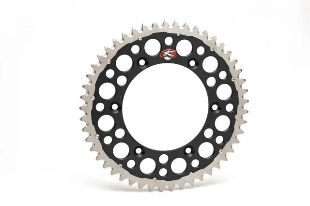 Renthal 02-23 Yamaha YZ 125/ 250/F/X/ YZ450F Rear Twinring - Black 520-49P Teeth - Drivetrain