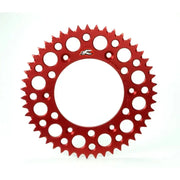 Red metal motorcycle sprocket for Honda CR 85RB and CRF 150RB rear grooved sprockets