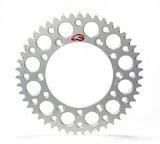 Renthal 03-09/ 12 + Honda CR85R/ CRF150R Rear Grooved Sprocket - Silver 420-50P Teeth - Drivetrain