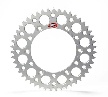 Renthal 08-23 Kawasaki KLX140L Rear Grooved Sprocket - Silver 428-53P Teeth - RV and Auto Parts