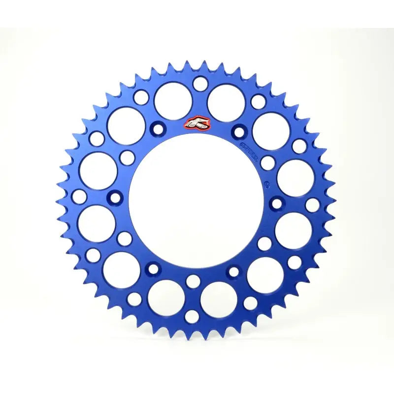 Renthal 224U-520-50GPBU Renthal 17-23 Husq TC125-250/TE150-300/TX300/FC/FX350/FE501 Rear Grvd Sprocket - Blu 520-50P Teeth