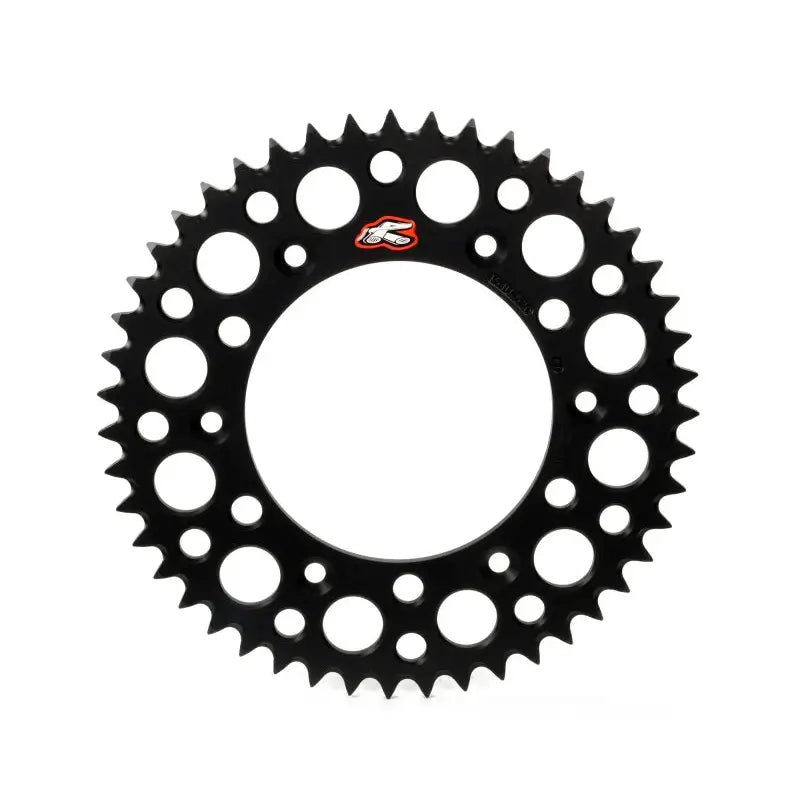 Renthal 224U-520-53GPBK Renthal 2016/18-19 KTM 125 XC-W/ 250EXC/ 350 EXC-F Rear Grooved Sprocket - Black 520-53P Teeth