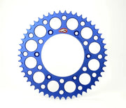 Renthal 89-01 Suzuki RM 80/ 2002 Yamaha YZ85 Rear Grooved Sprocket -Blue 428-48P Teeth - Drivetrain